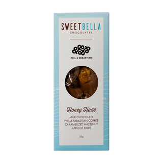 Sweet Bella Honey Haze chocolate bar